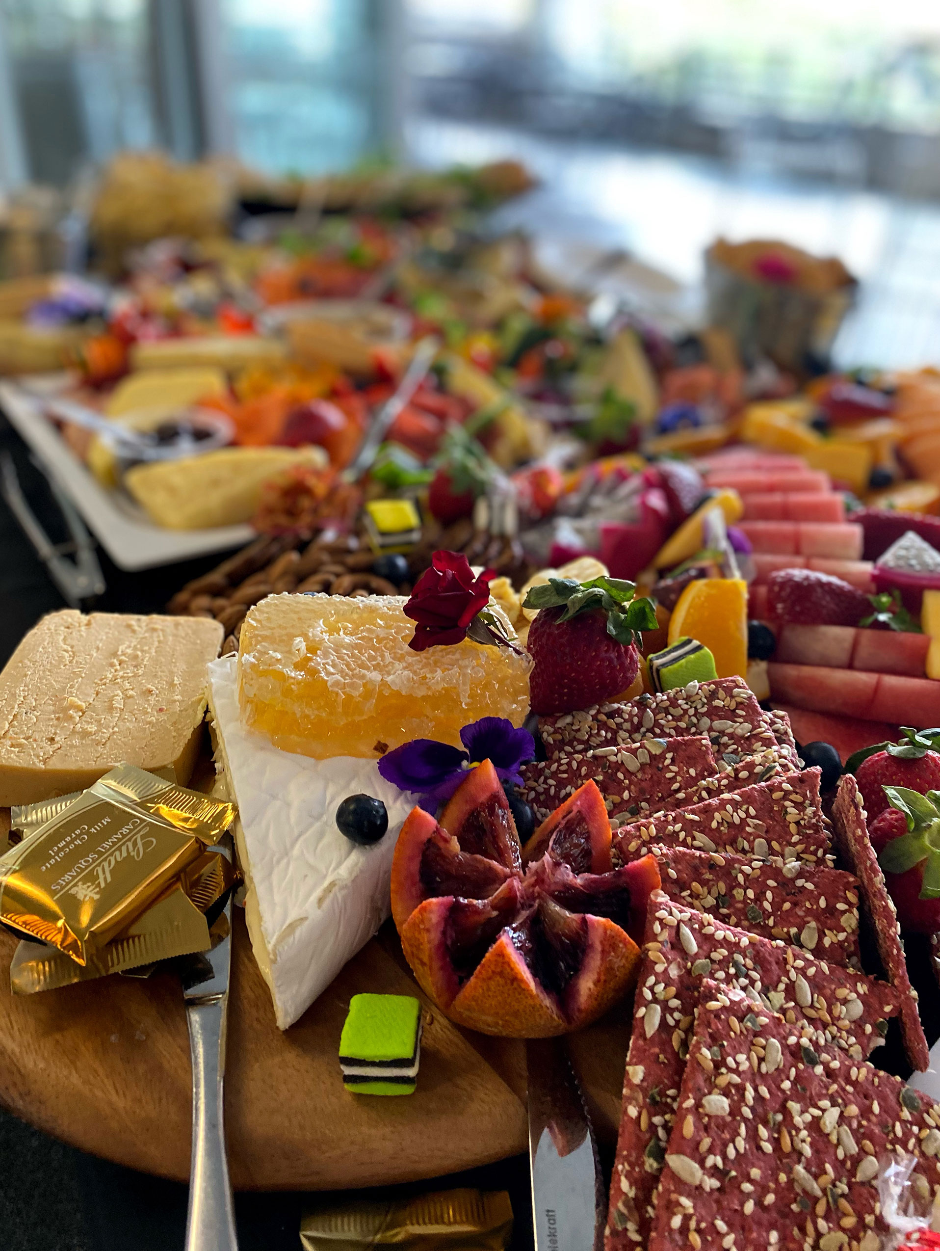 Celebration canapés and finger food